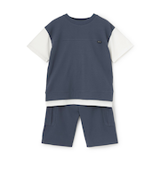 【WEB限定】【接触冷感】ドッキングカットセットアップ(ジュニア)