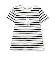 【防汚/リンク】キラキラモチーフTシャツ(ジュニア)