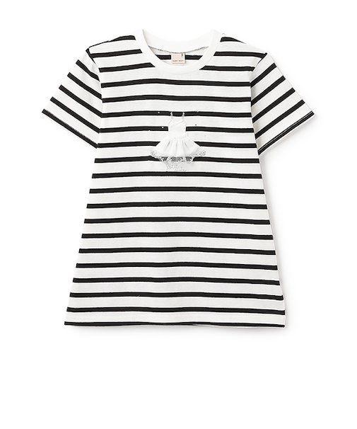 【防汚/リンク】キラキラモチーフTシャツ(ジュニア)