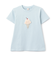 【防汚/リンク】キラキラモチーフTシャツ(ジュニア)