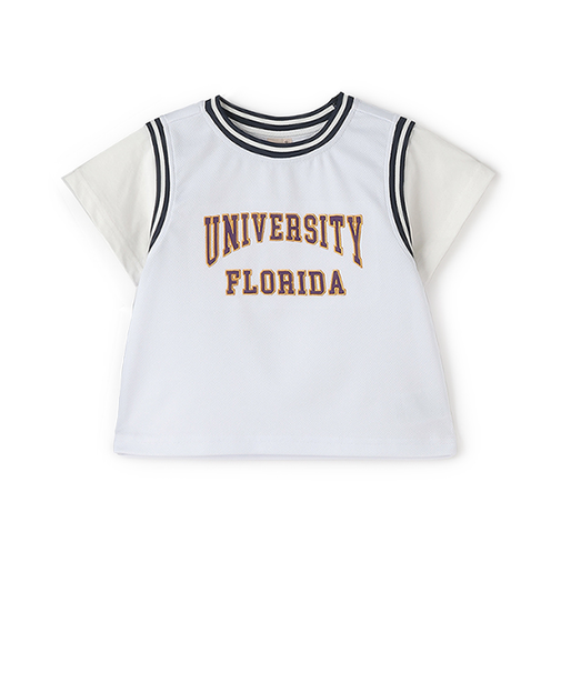 【接触冷感】ユニフォームドッキング半袖Tシャツ