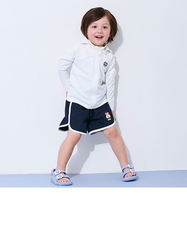 【SWIM】ワンポイント刺しゅうスイムパンツ