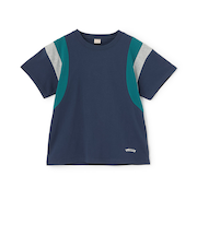【WEB限定】【接触冷感】袖ライン配色Tシャツ(ジュニア)