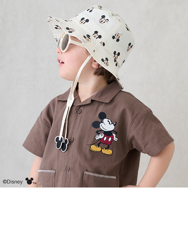【Disney】開衿半袖シャツ
