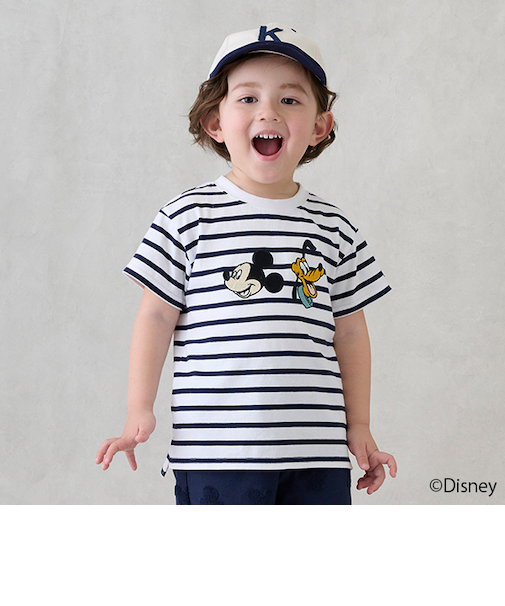 【Disney】モチーフキャラ半袖Tシャツ