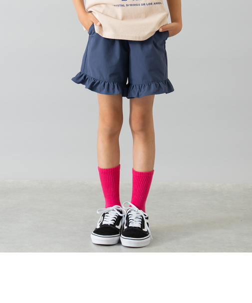 【水陸両用】裾フリルショートパンツ