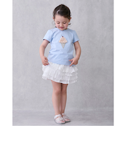 【リンク】レースフリルスカート(キッズ)