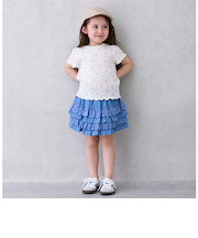 【リンク】レースフリルスカート(キッズ)