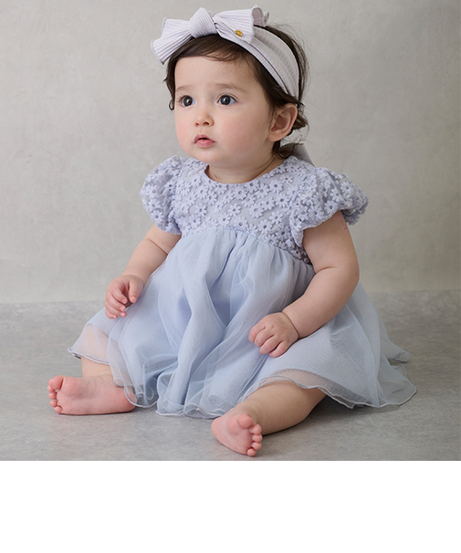 【リンク】チュールレースOPロンパース