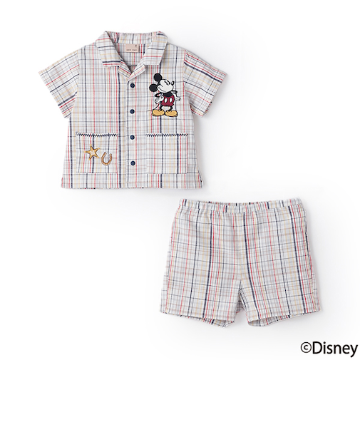 【Disney】開衿シャツセットアップ