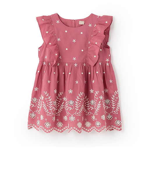 【リンク】インド綿オーバーレースチュニック(ジュニア)