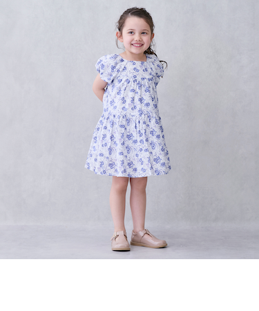 【スマイル/速乾】袖バルーンワンピ