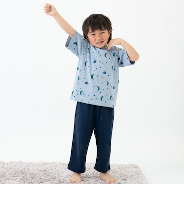 【ワンマイルウェア】柄アソートスムースパジャマ