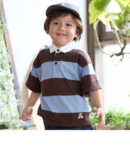 【リンク】半袖ラガーTシャツ(キッズ)