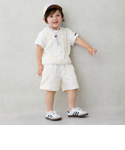 スクエア刺しゅうハーフパンツ