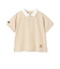【接触冷感】ポロ衿配色半袖Tシャツ