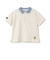 【接触冷感】ポロ衿配色半袖Tシャツ