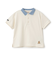 【接触冷感】ポロ衿配色半袖Tシャツ