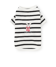 【DOG】バレリーナ刺しゅうTシャツ