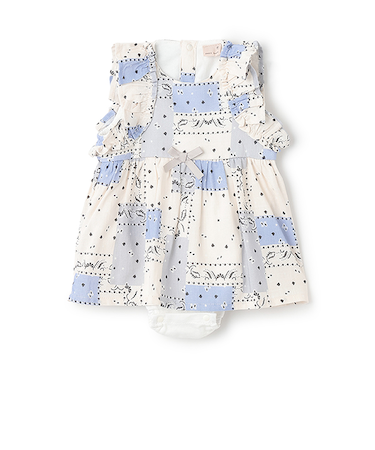 【リンク】花柄シャーリングワンピース(ベビー)