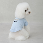 【リンク】【DOG】【接触冷感】刺しゅう半袖Tシャツ