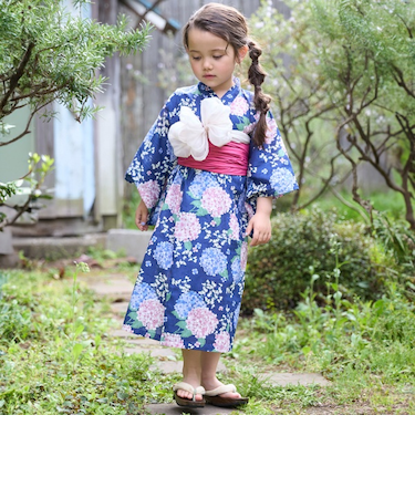 紫陽花浴衣