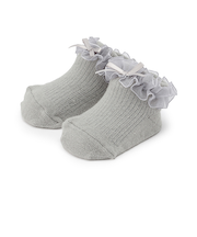 オーガンジーフリルカップソックス