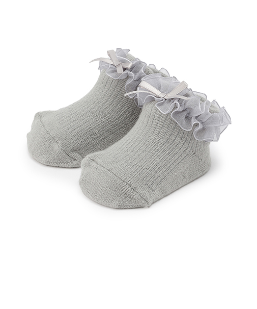 オーガンジーフリルカップソックス