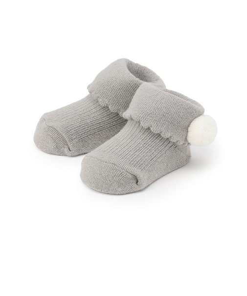 ポンポンつきソックス