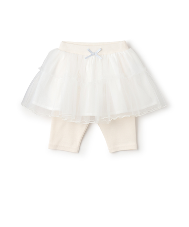 【接触冷感】5分丈レギつきチュールSK