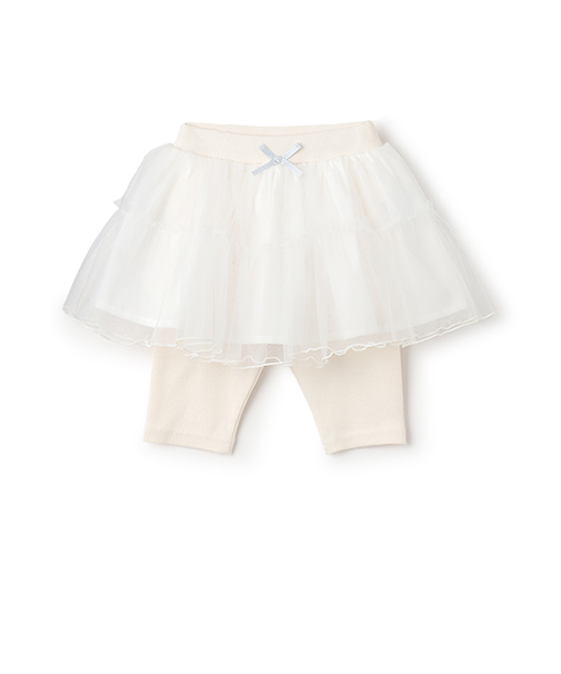 【接触冷感】5分丈レギつきチュールSK