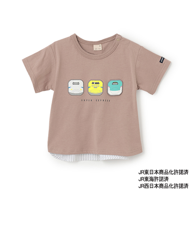 【新幹線】アソートワッペン半袖Tシャツ