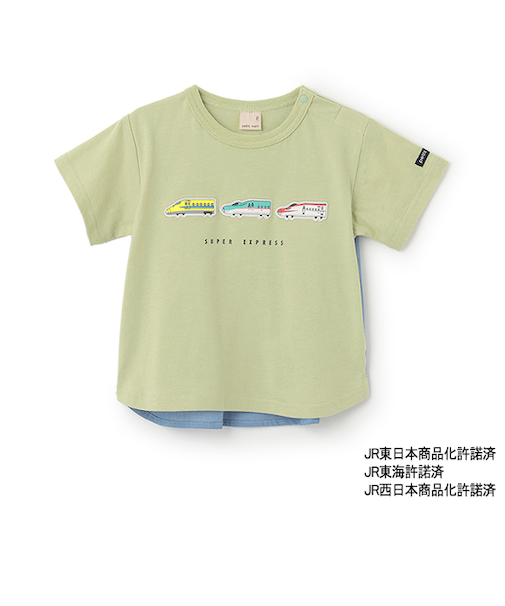 【新幹線】アソートワッペン半袖Tシャツ