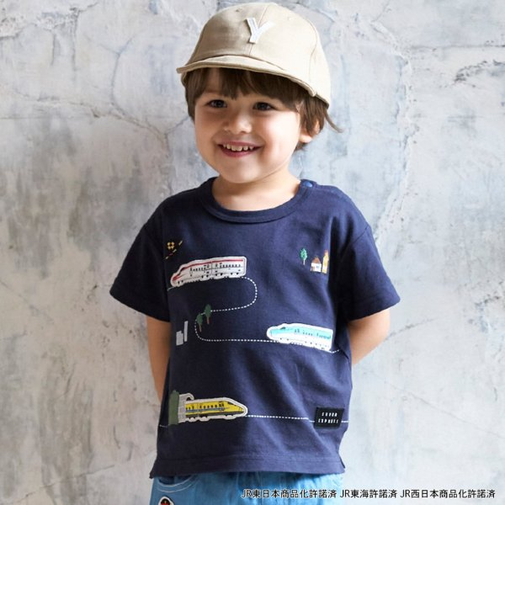 【新幹線】線路半袖Tシャツ