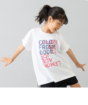 【綿100%】【365D.】アソートロゴワイド半T