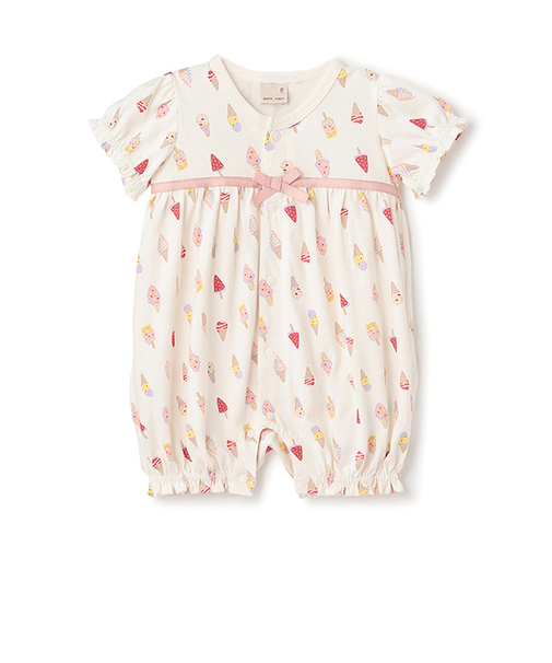 アソート胸切替カバーオール