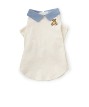 【DOG】【接触冷感】ポロ衿配色Tシャツ