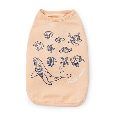 【DOG】【接触冷感】海刺しゅうタンク