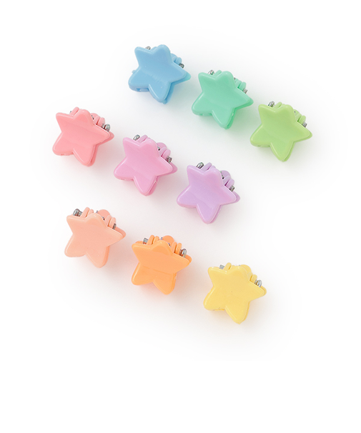 アソートミニヘアクリップ9P