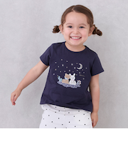 星空のpupu&tete半袖Tシャツ