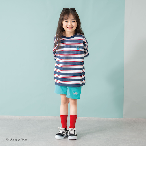 【モンスターズ・インク】マルチボーダービッグ半T