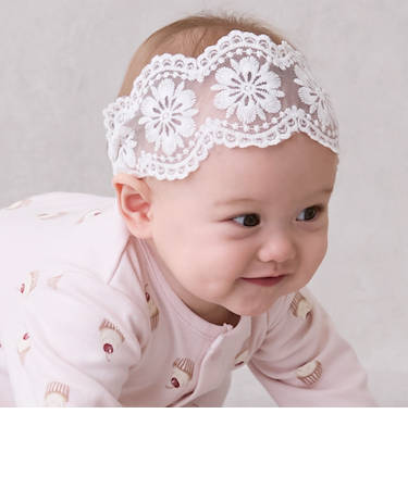 レースヘアバンド