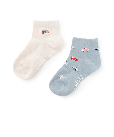 BOYS吸水速乾ソックス2P