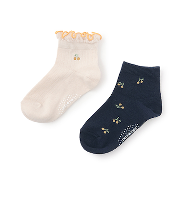 GIRLS吸水速乾ソックス2P