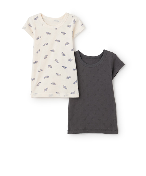 【弱酸性】半袖肌着2P