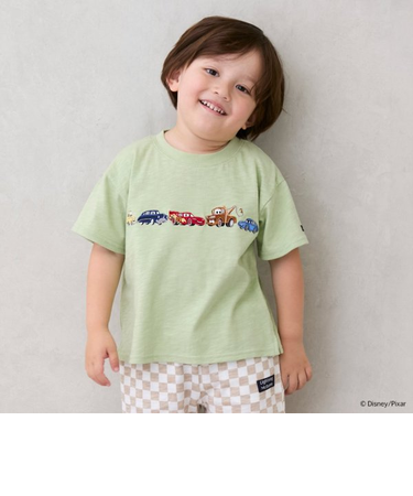 【Disney】カーズ/アップリケ半袖Tシャツ