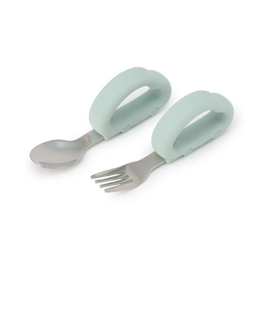 にぎりやすいシリコンカトラリーセット/L