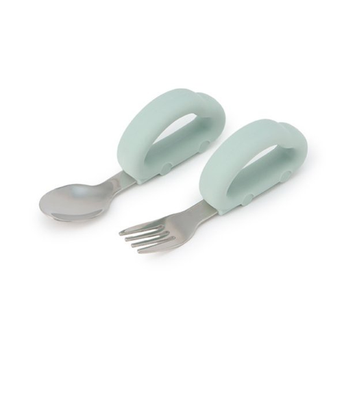 にぎりやすいシリコンカトラリーセット/L