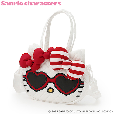 【サンリオキャラクターズ】ハローキティお顔2wayバッグ