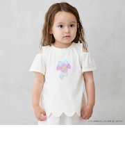 【サンリオキャラクターズ】肩あきグラフィックTシャツ